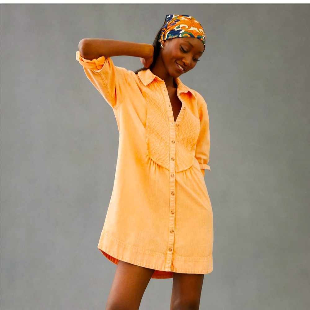 Anthropologie Pilcro keyhole back dress size xs